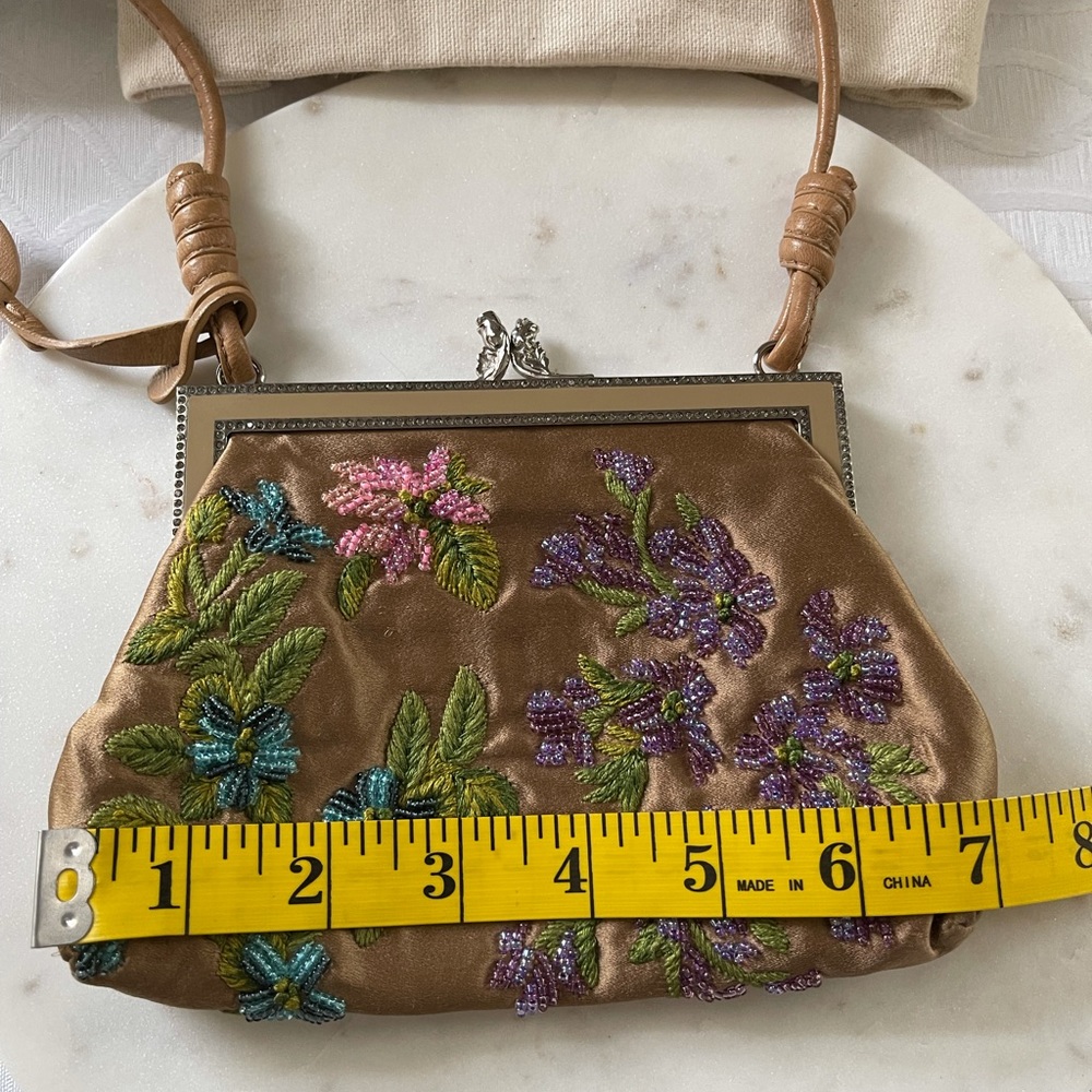 Valentino Garavani Rhinestone Silk Evening Bag - Picture 13 of 15